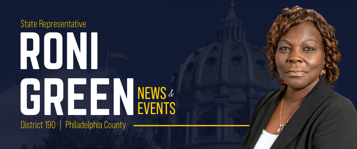 PA Representative Roni Green banner image