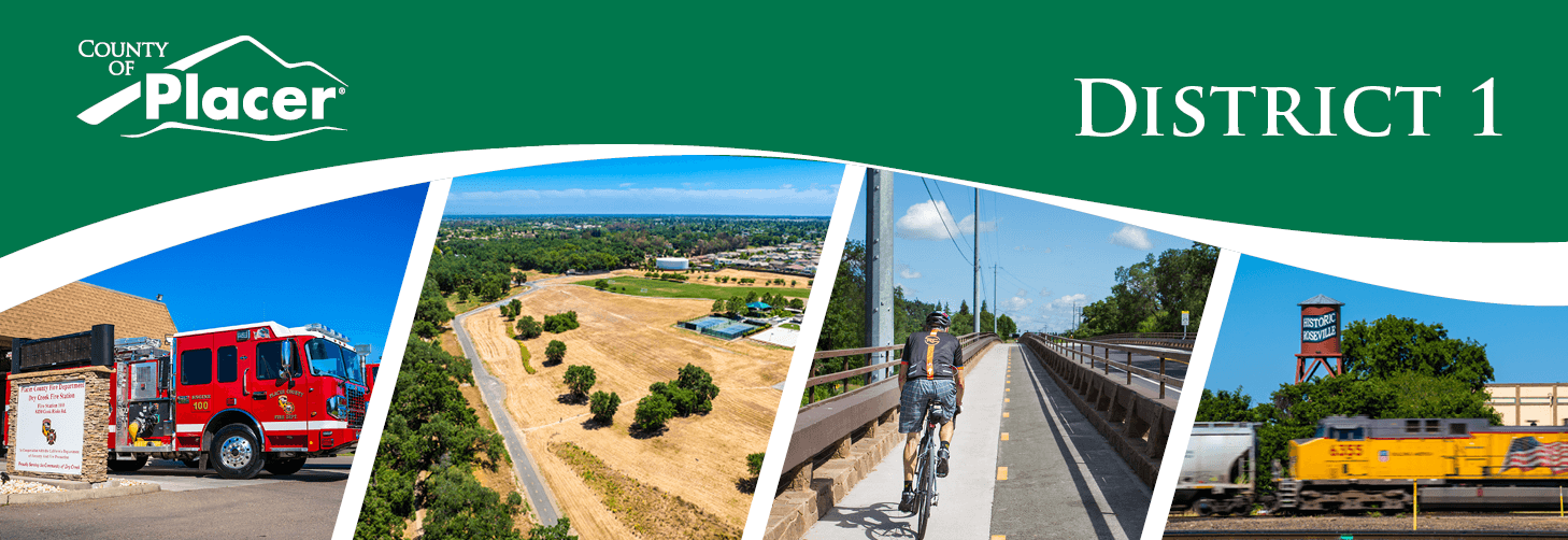 Placer County CA Board of Supervisors District 1 banner image