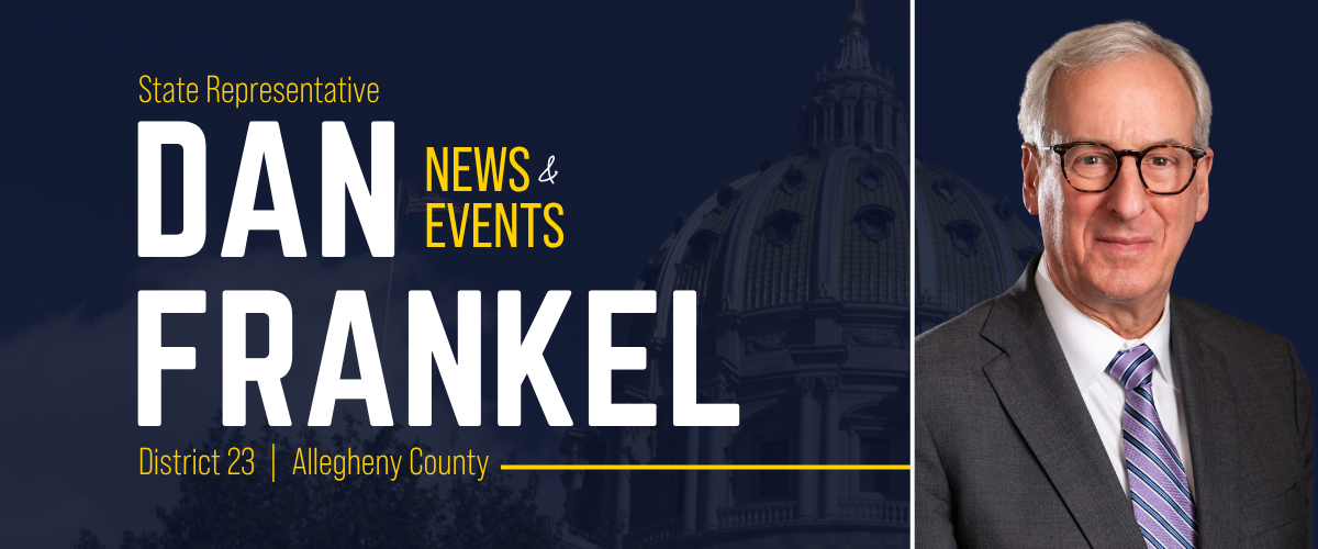 PA Representative Dan Frankel banner image