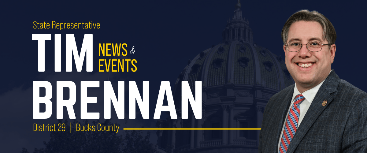 PA Representative Tim Brennan banner image