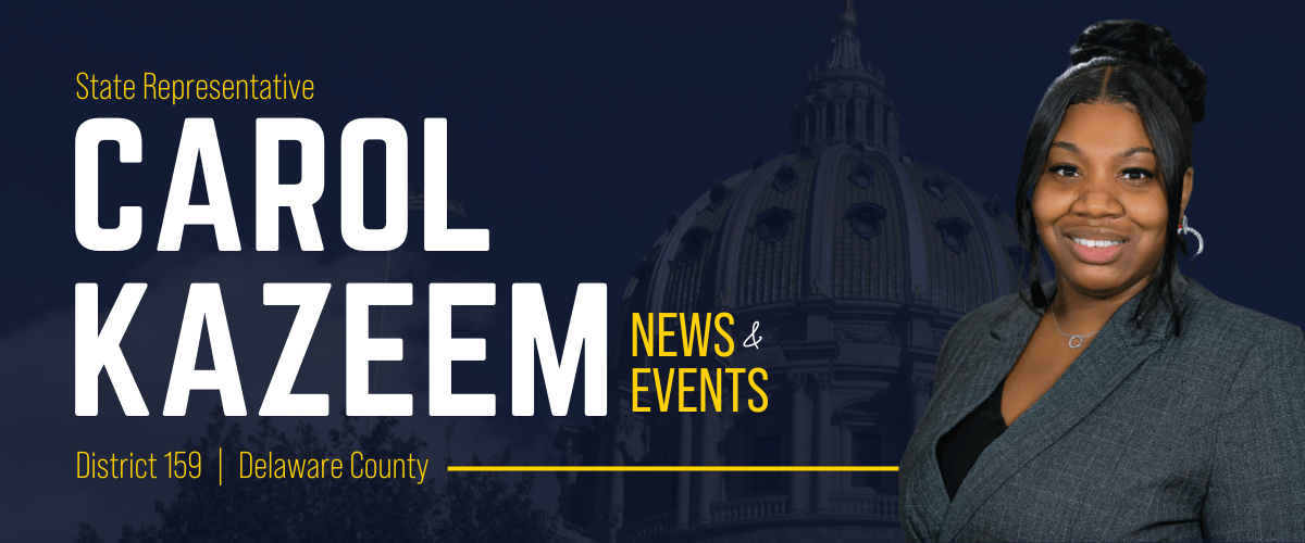 PA Representative Carol Kazeem banner image