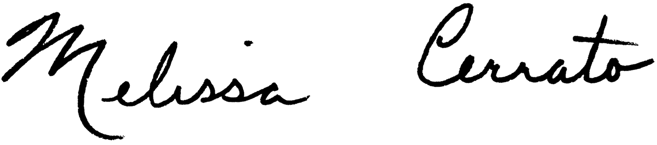 PA Representative Melissa Cerrato's signature image