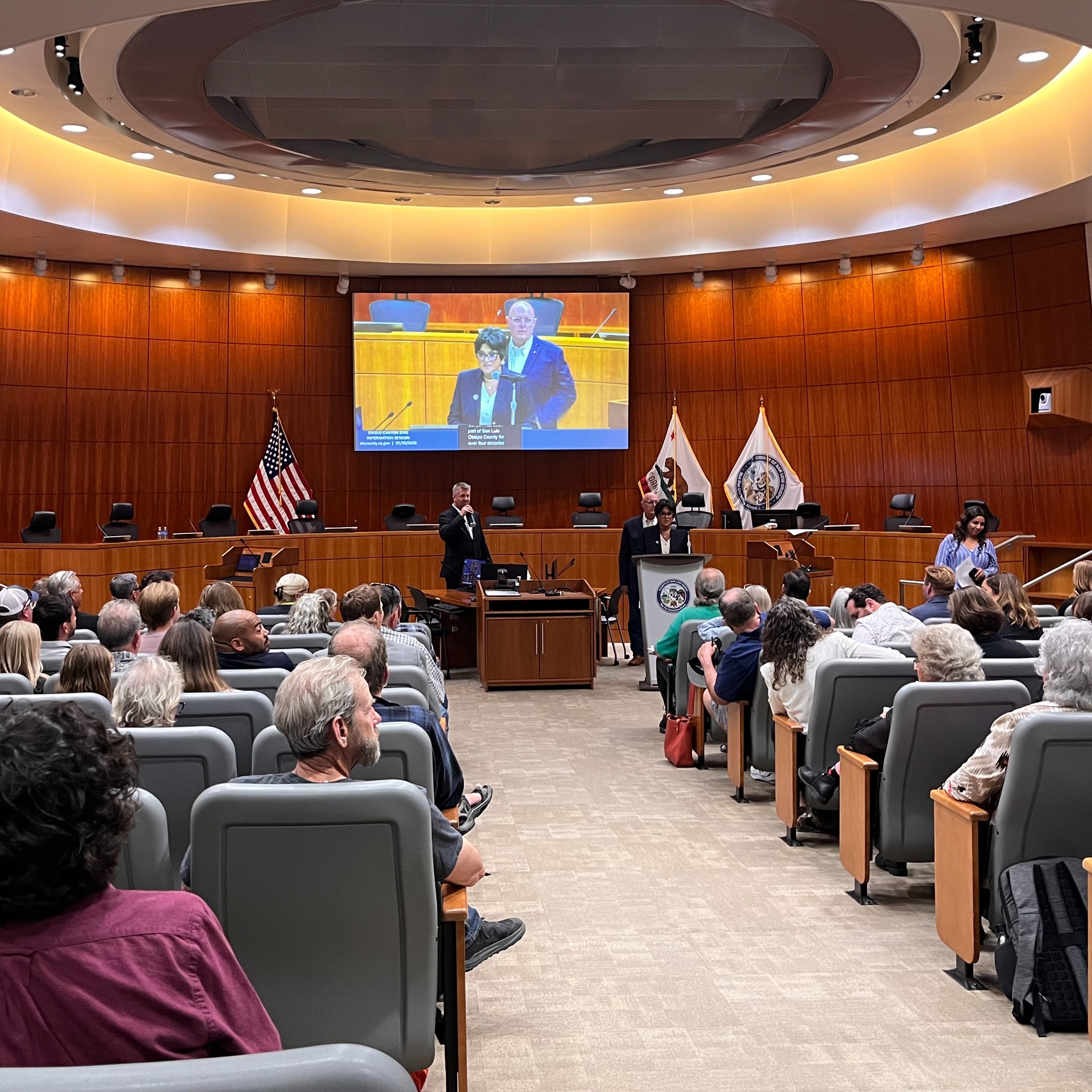 Photo of Supervisor Dawn Ortiz-Legg speaking at DIablo Forum