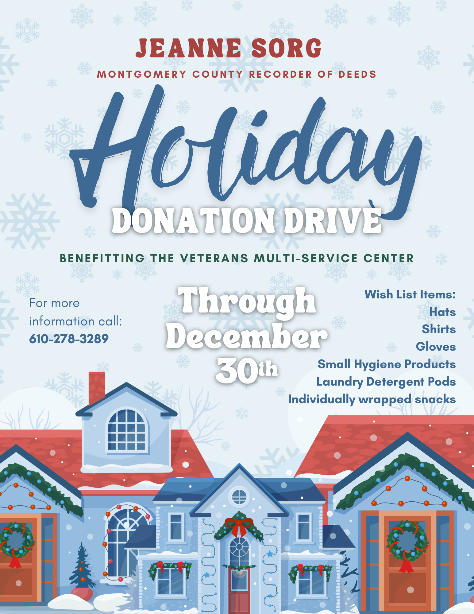 RoD Holiday Donation Drive