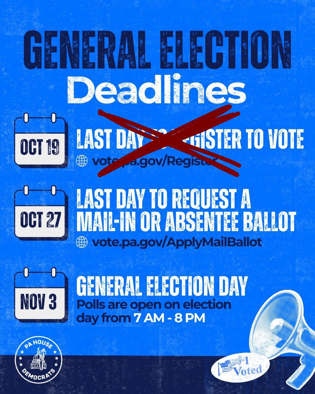 Important Election Dates