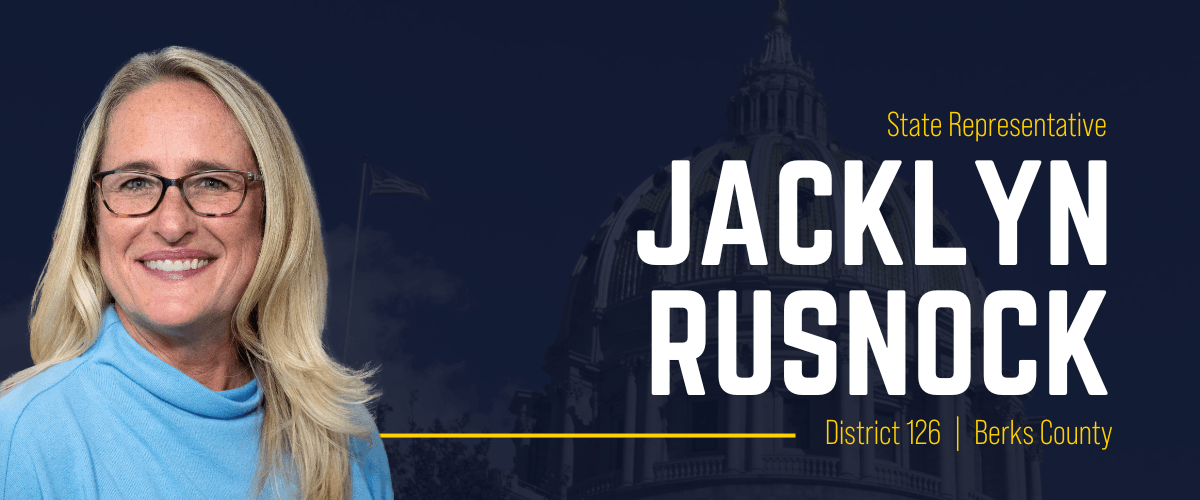 PA Representative Jacklyn Rusnock banner image
