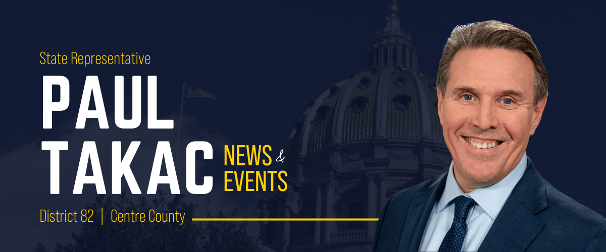PA Representative Paul Takac banner image