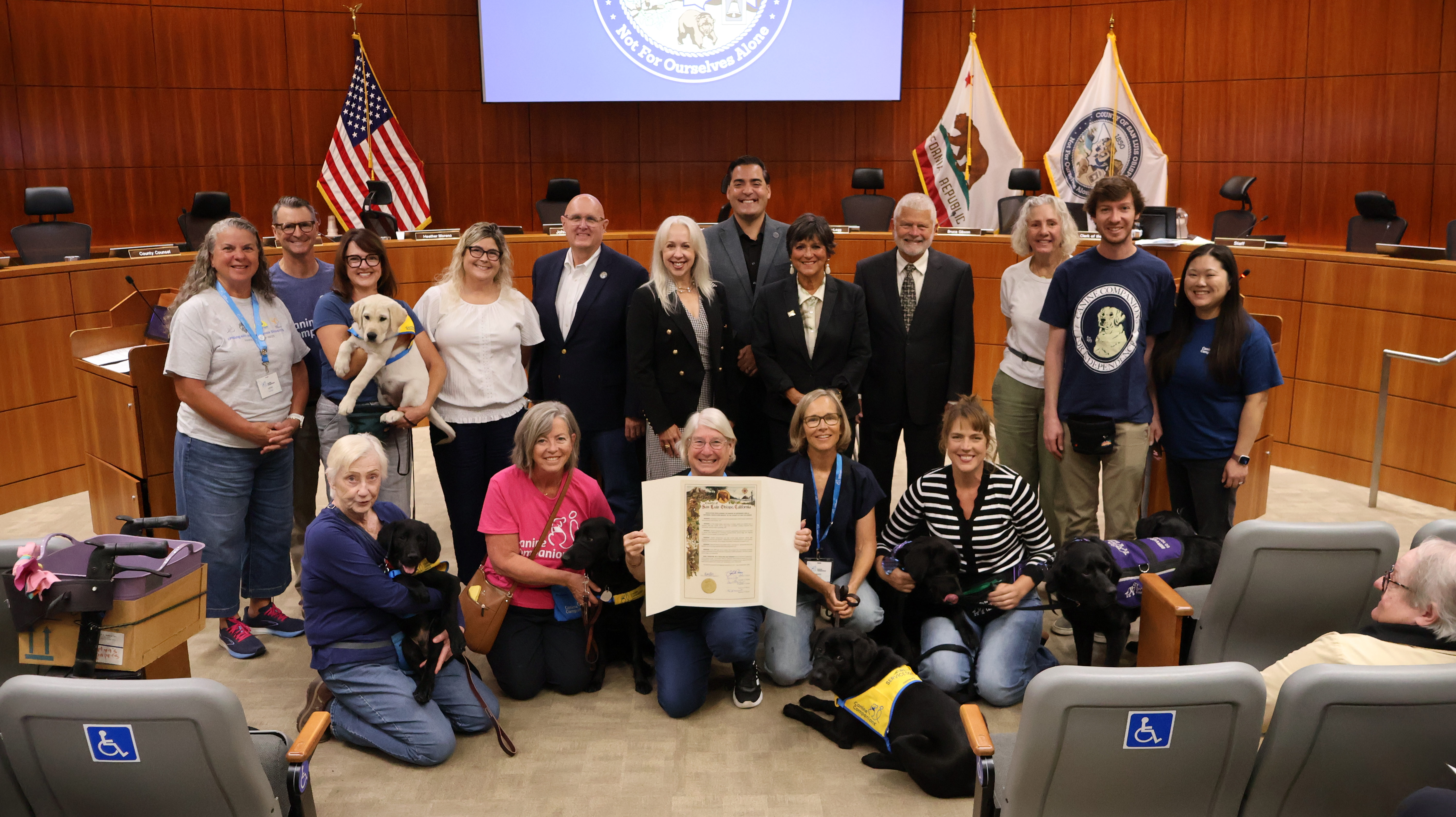 Board of Supervisors presents a proclamation recognizing August 15, 2026 at Convivencia