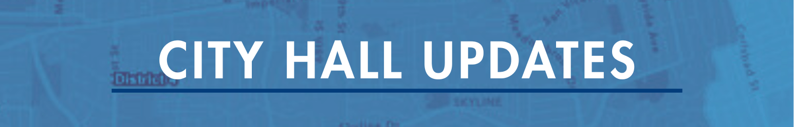 City Hall Updates Header